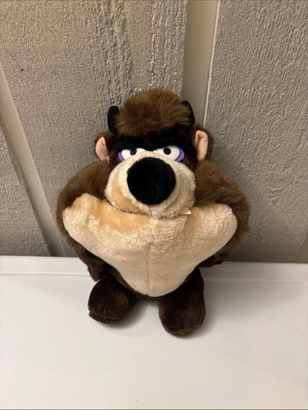 Taz plush Looney Tunes Warner Bros. 1993 Tasmanian Devil cartoon character